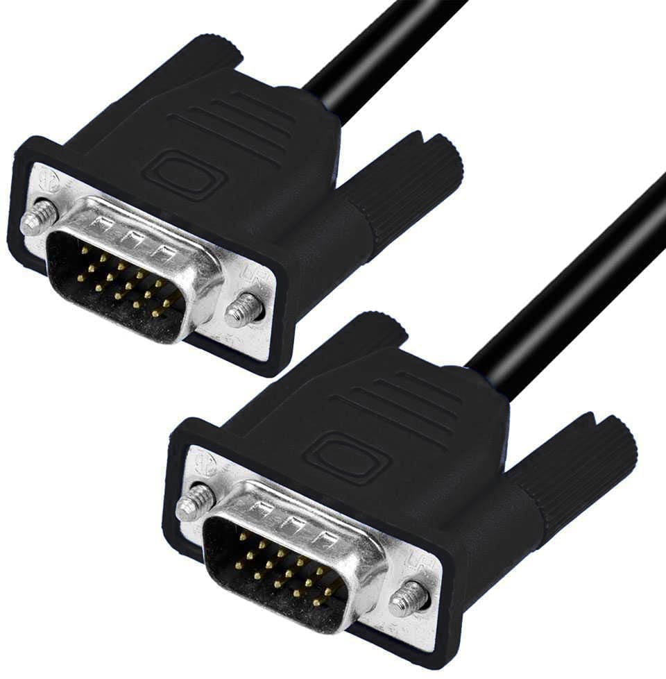 Cavo monitor SVGA standard M/M 1,8 mt NERO