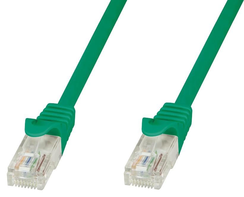 Cavo di rete Patch in CCA Cat.5E Verde UTP 10m