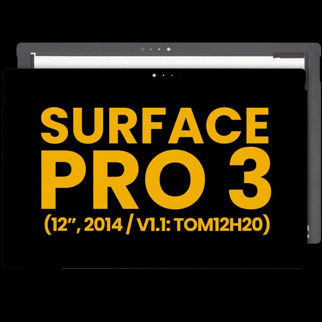Display LCD completo con Touch screen per Microsoft Surface Pro 3 (1631 / TOM12H20 / Version V1.1) (Refurbished)