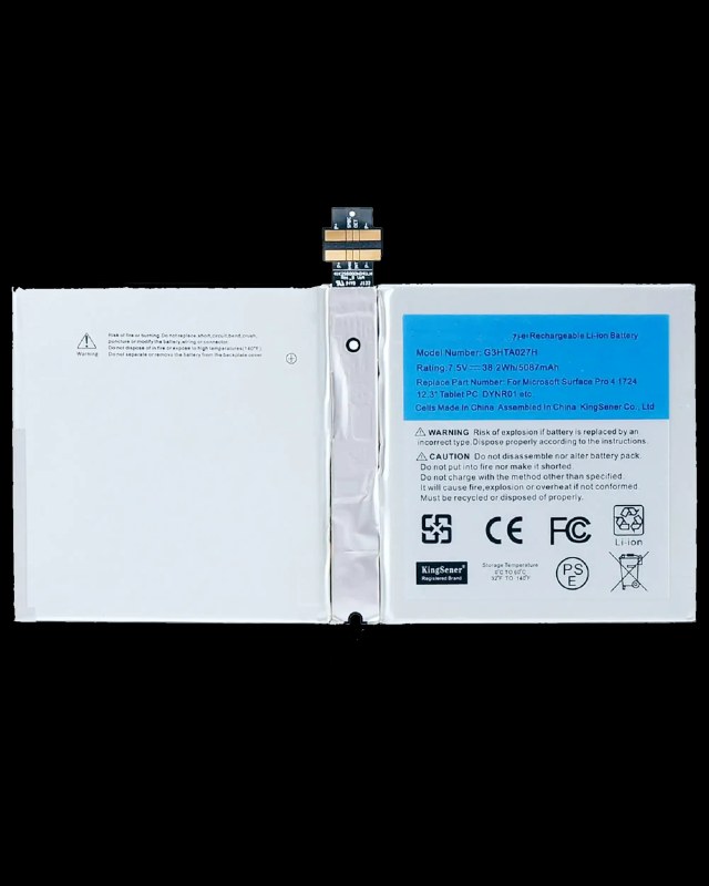 Batteria di ricambio per Microsoft Surface Pro 4 (1724) (G3HTA027H)