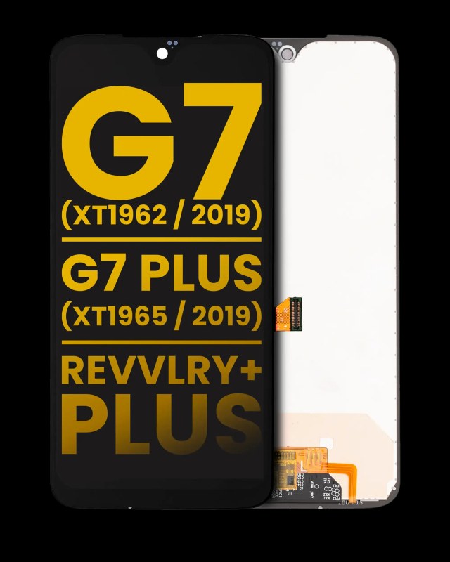 Display LCD completo senza Frame per Motorola Moto G7 (XT1962 / 2019) / G7 Plus (XT1965 / 2019) / T-Mobile Revvlry+ Plus (Refurbished) (tutti i colori)