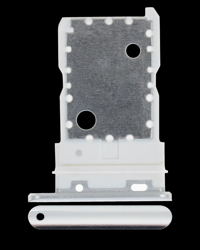 Carrellino SIM per Google Pixel 3 XL (Trasparentely Bianco)
