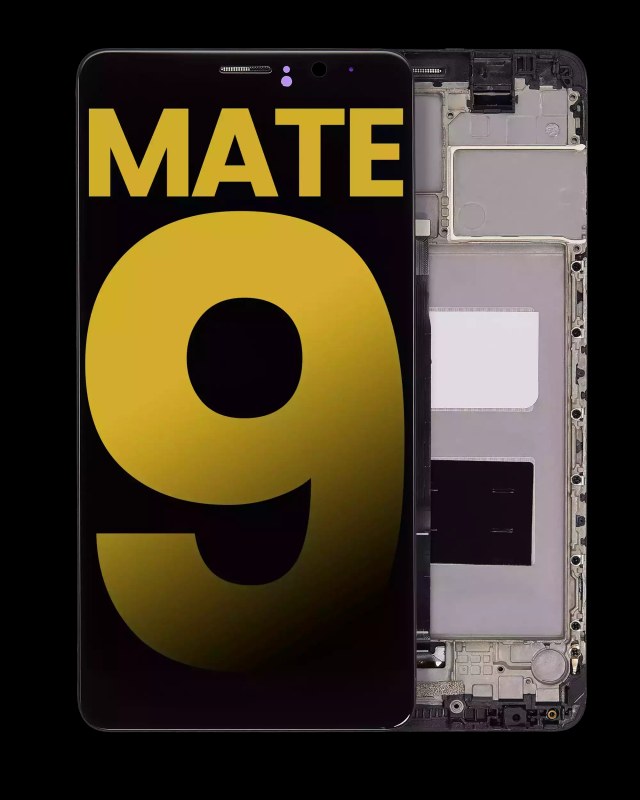 Display LCD completo con Frame per Huawei Mate 9 (Refurbished) (Nero)