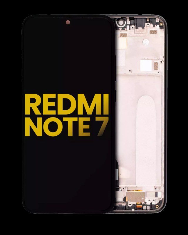 Display LCD completo con Frame per Xiaomi Redmi Note 7 / 7 Pro (Refurbished) (Nero)