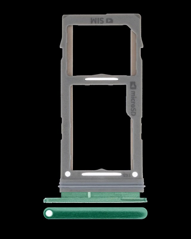 Carrellino SIM singola per Samsung Galaxy S10 / S10 Plus / S10E (Prism Verde)