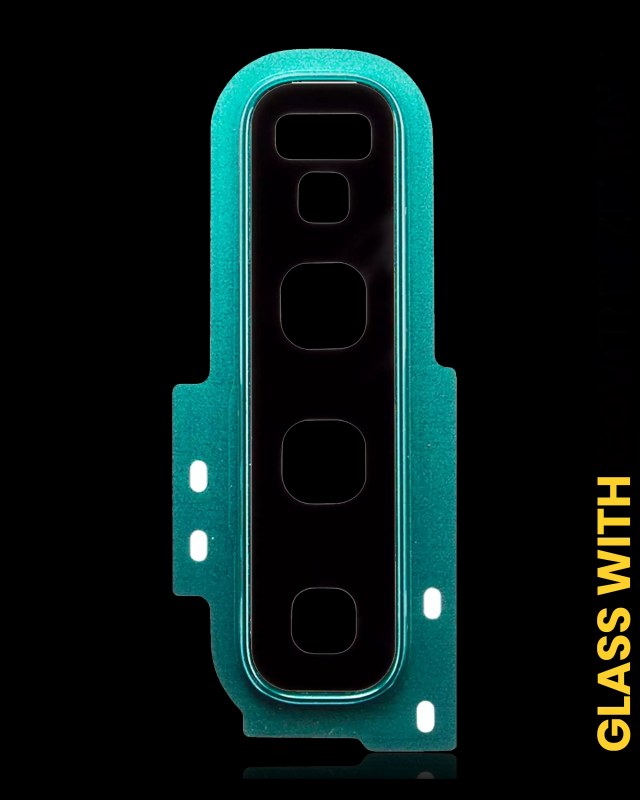 Lente fotocamera posteriore con Cover Cornice Ring per Samsung Galaxy S10 (Prism Verde)