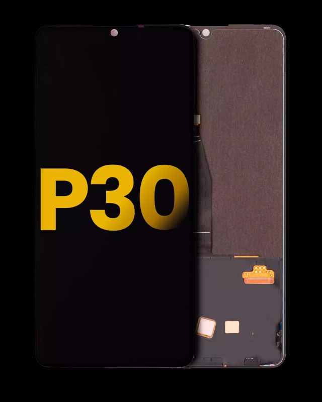 Display OLED completo senza Frame per Huawei P30 (Refurbished) (Nero)
