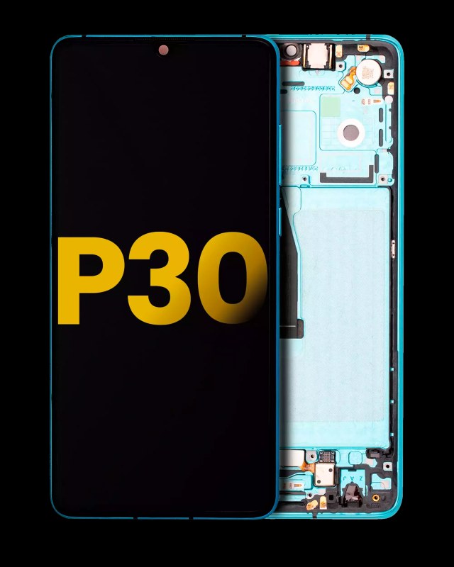 Display OLED completo con Frame per Huawei P30 (2019) (Refurbished) (Aurora)