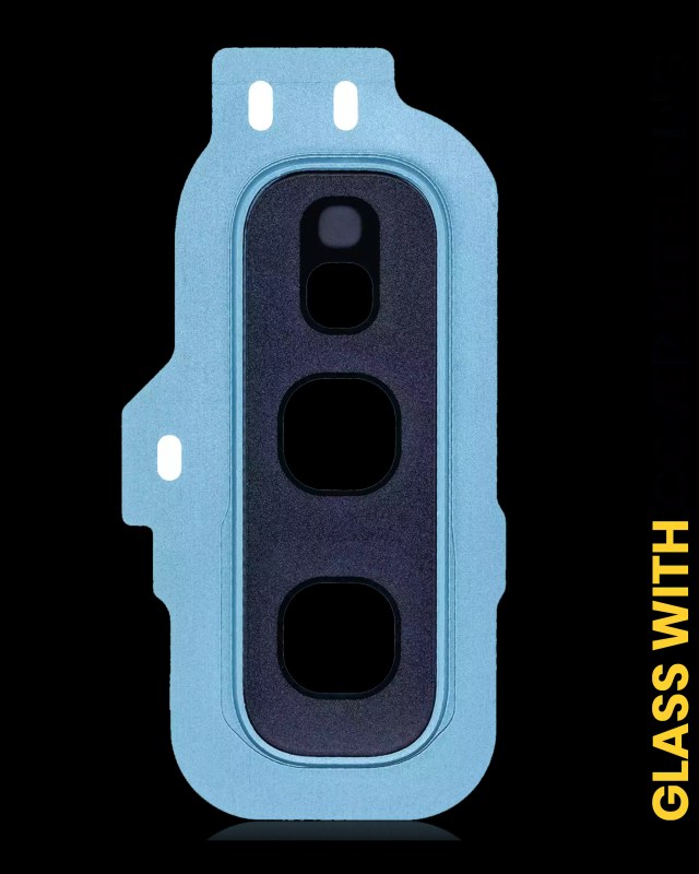 Lente fotocamera posteriore con Cover Cornice Ring per Samsung Galaxy S10E (Prism Blu)