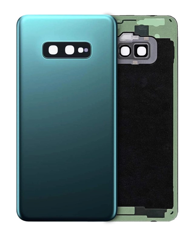 vetro cover posteriore con Vetro fotocamera per Samsung Galaxy S10E (No Logo) (Prism Verde)
