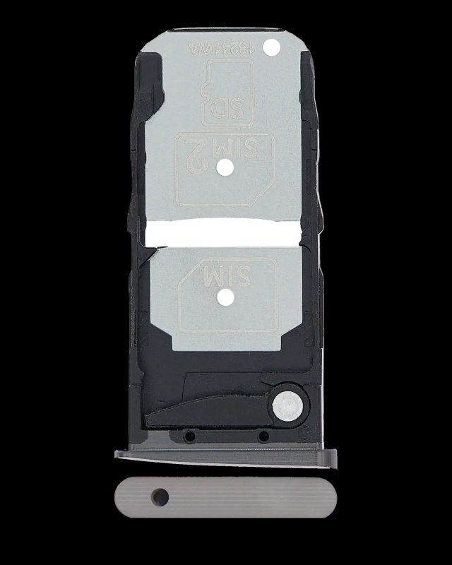 Carrellino doppia SIM per Motorola Moto Z3 (XT1929-17 / 2018) / Z3 Play (XT1929 / 2018) (Nero)