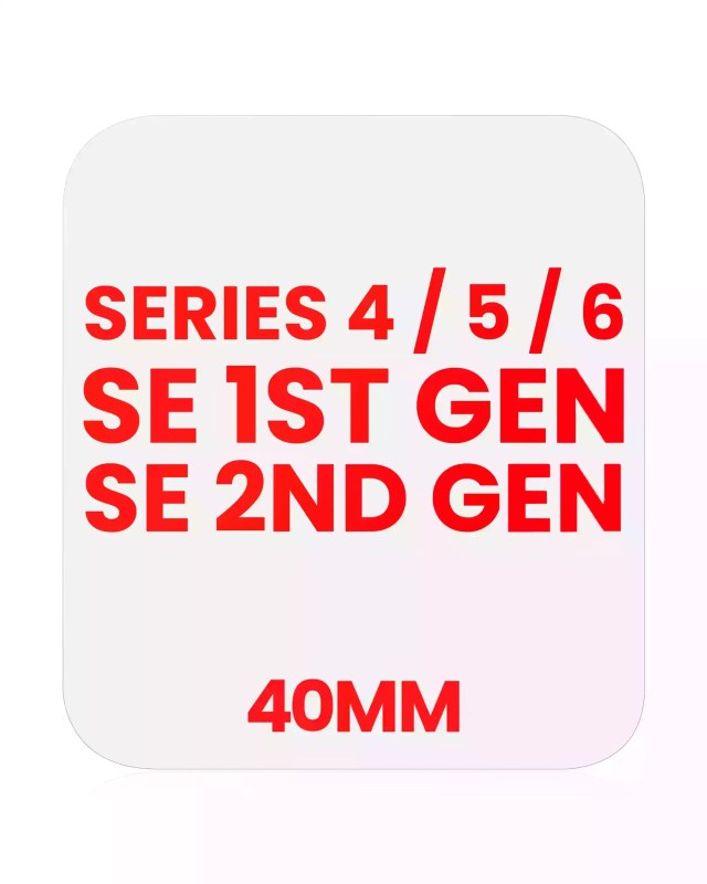 OCA per Watch Series 4 / 5 / SE (1st / 2nd Gen) / Series 6 (40MM) (10 pezzi)