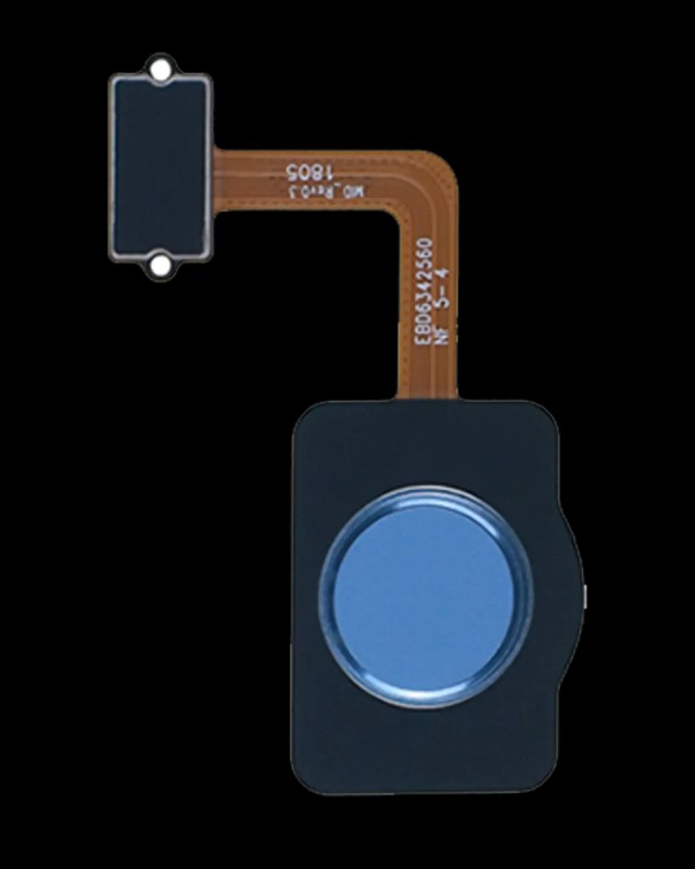 Fingerprint Reader con flat per LG Q7 Alpha / Q7 Plus (Light Blu)