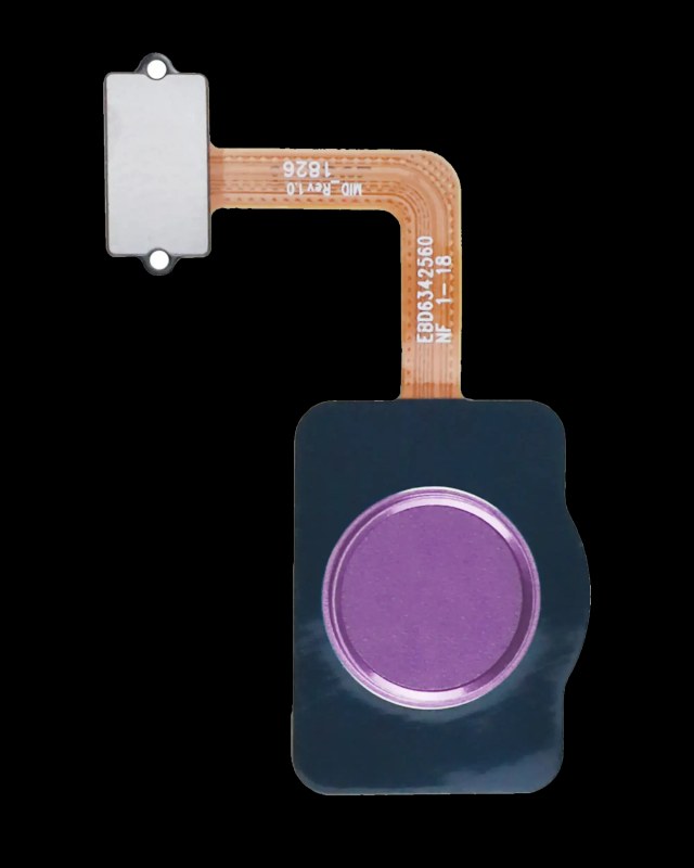 Fingerprint Reader con flat per LG Q7 Alpha / Q7 Plus (Lavanda Violet)