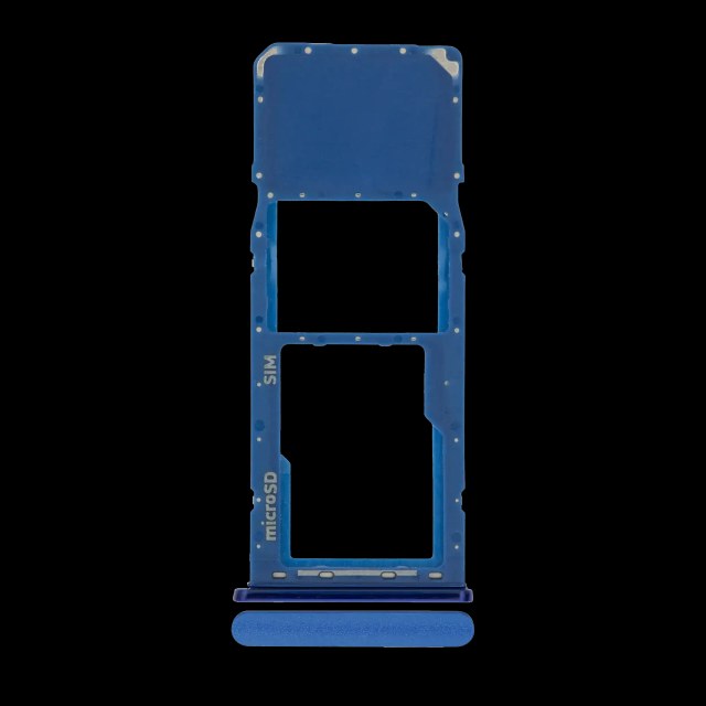 Carrellino SIM singola per Samsung Galaxy A20 (A205 / 2019) / A30 (A305 / 2019) / A50 (A505 / 2019) (Blu)