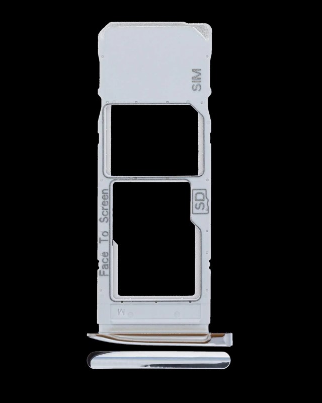 Carrellino SIM singola per Motorola Moto G7 (XT1962 / 2019) / G7 Plus (XT1965-2 / 2019) (Argento)