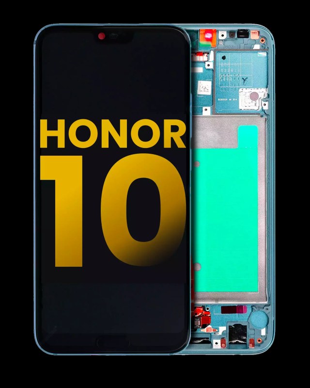 Display LCD completo con Frame per Huawei Honor 10 (Refurbished) (Glacier Grigio)