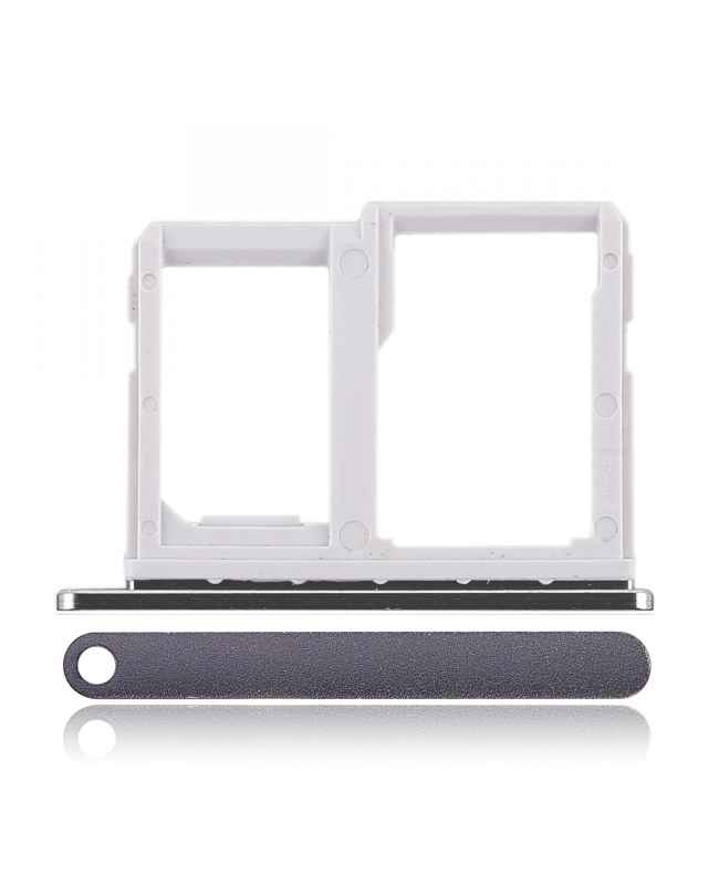 Sim Card + SD Card Tray per LG Q6 (M700) (Nero)