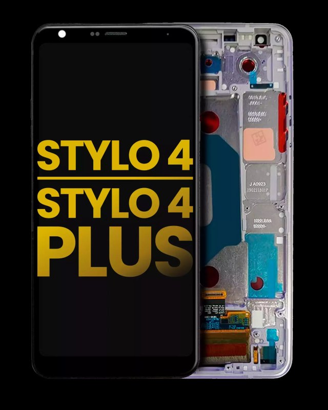 Display LCD completo con Frame per LG Stylo 4 / Stylo 4 Plus (Refurbished) (Lavanda Violet)
