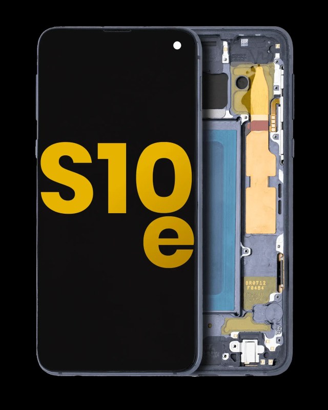 Display OLED completo con Frame per Samsung Galaxy S10E (Refurbished) (Prism Nero)