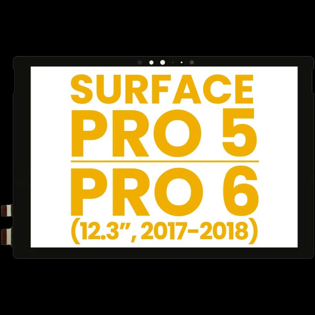 Touch screen con flat per Microsoft Surface Pro 5 / Pro 6 (1796) (separazione vetro richiesta)
