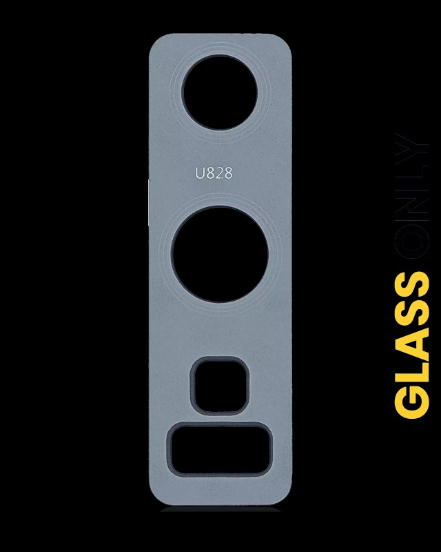 Lente fotocamera posteriore (solo vetro) con adesivo per Samsung Galaxy Note 9 (Cloud Argento)