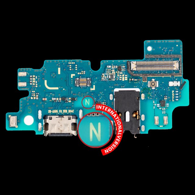 Connettore di ricarica con scheda per Samsung Galaxy A50 (A505 / 2019) (International Version) (Premium)