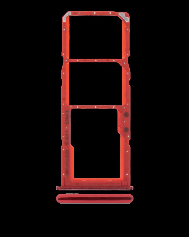 Carrellino doppia SIM per Samsung Galaxy A20 (A205 / 2019) / A30 (A305 / 2019) / A50 (A505 / 2019) (Coral Arancione)