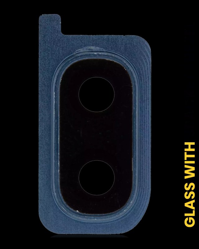Lente fotocamera posteriore con staffa / Cornice per Samsung Galaxy A20 (A205 / 2019) (Deep Blu)