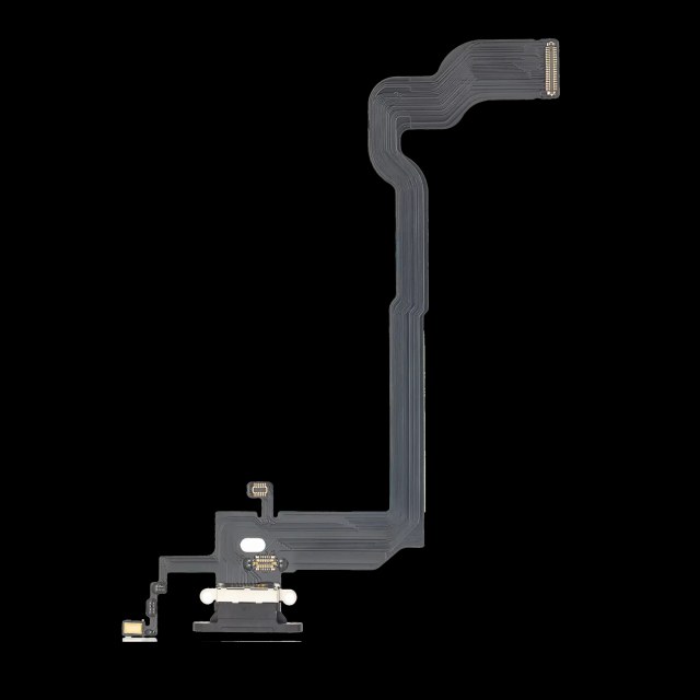 Flat connettore di ricarica per iPhone X (Aftermarket) (Grigio siderale)