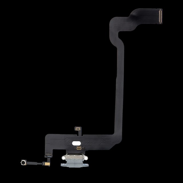 Flat connettore di ricarica per iPhone XS (Aftermarket) (Argento)