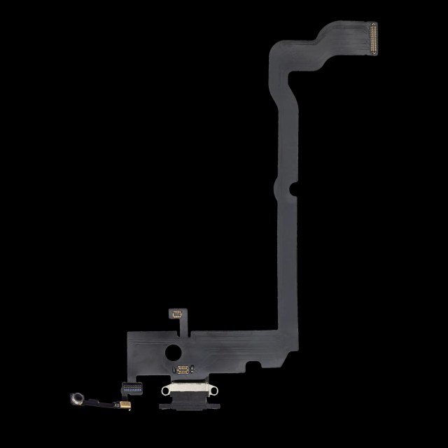 Flat connettore di ricarica per iPhone XS Max (Aftermarket) (Grigio siderale)