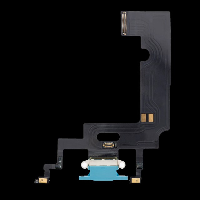 Flat connettore di ricarica per iPhone XR (Aftermarket) (Blu)