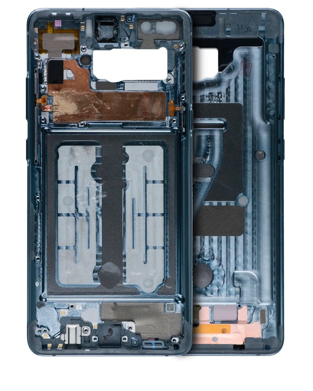 Frame centrale per Samsung Galaxy S10 5G (con minuteria) (Majestic Nero)