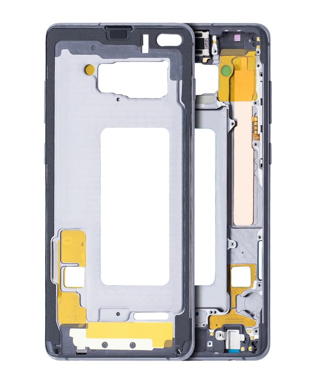 Frame centrale per Samsung Galaxy S10 Plus (con minuteria) (Prism Nero)