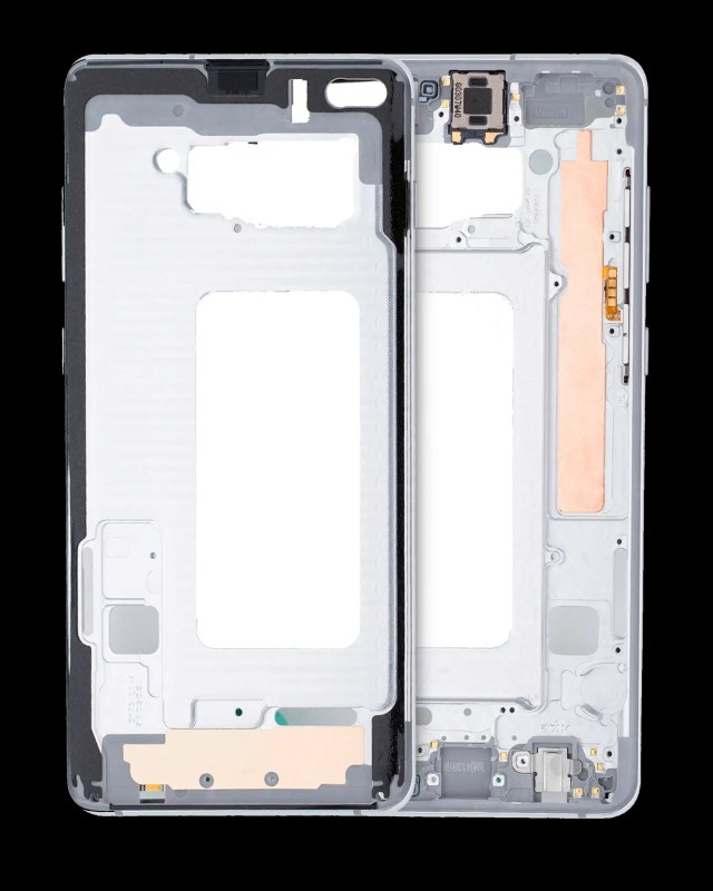 Frame centrale per Samsung Galaxy S10 Plus (con minuteria) (Prism Bianco)