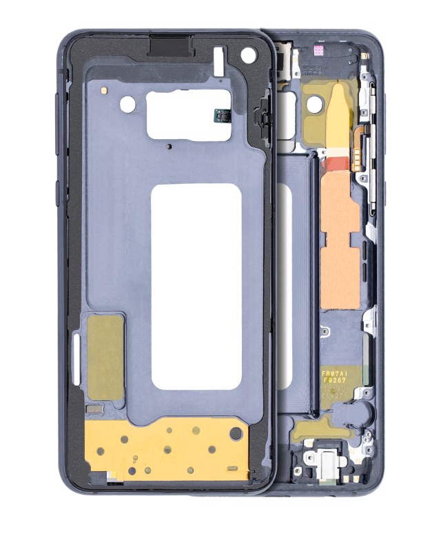 Frame centrale per Samsung Galaxy S10E (con minuteria) (Prism Nero)