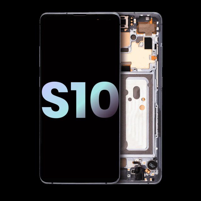 Display OLED completo con Frame per Samsung Galaxy S10 5G (Service Pack) (Majestic Nero)