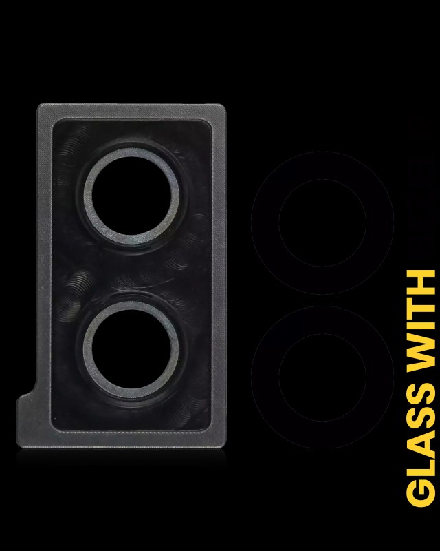 Lente fotocamera posteriore con Cornice Ring per Huawei Mate 10 (Nero)