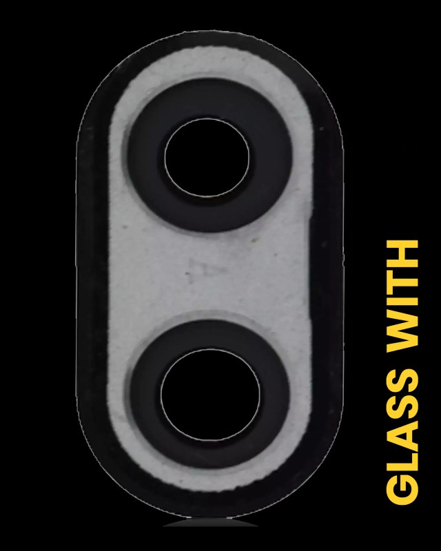 Lente fotocamera posteriore con staffa per Huawei Mate 10 Lite (Nero)