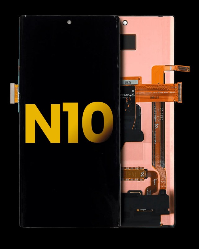 Display OLED completo senza Frame per Samsung Galaxy Note 10 (Refurbished) (tutti i colori)