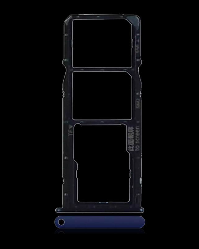 Carrellino doppia SIM per Huawei Y7 Pro (2018) (Blu)