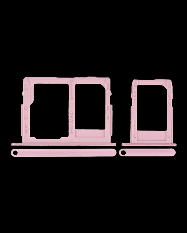 Carrellino SIM per Samsung Galaxy J7 Pro (J730 / 2017) (Rosa)