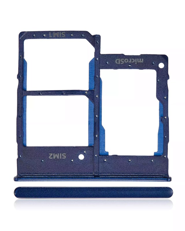 Carrellino doppia SIM per Samsung Galaxy A20E (A202 / 2019) (Blu)