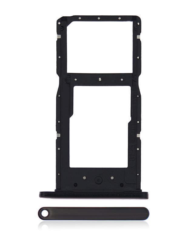 Carrellino SIM per Huawei P Smart / P Smart Plus 2019 (Mezzanotte Nero)