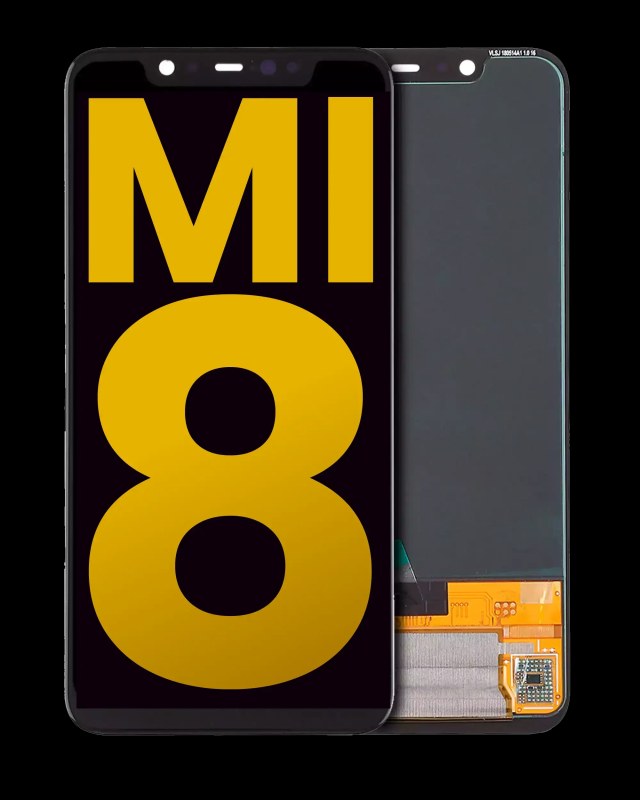 Display OLED completo senza Frame per Xiaomi Mi 8 (Refurbished) (tutti i colori)