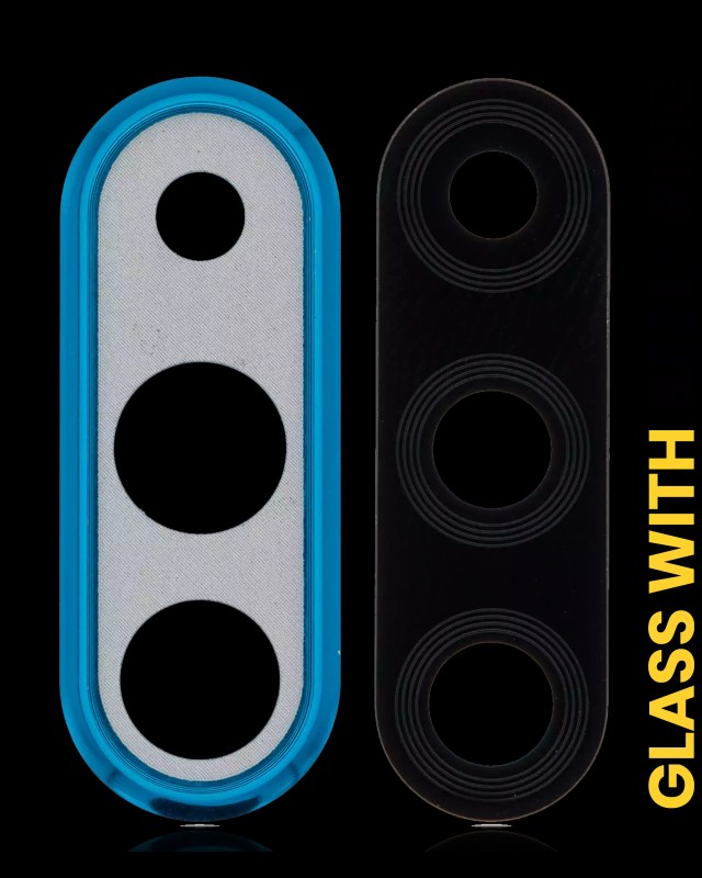 Lente fotocamera posteriore con Cornice Ring per Huawei P30 Lite (Peacock Blu) (6GB RAM)