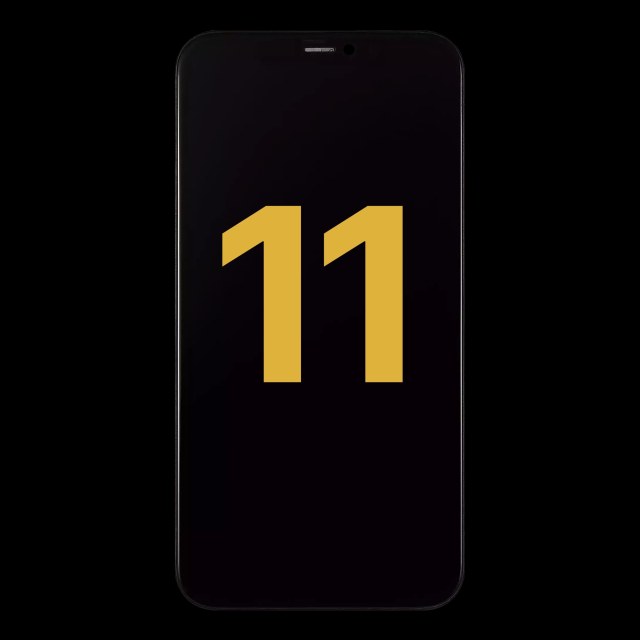Display LCD completo con Steel Plate Pre-Installed per iPhone 11 (Refurbished)