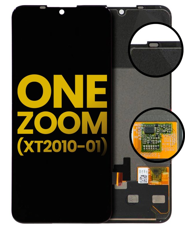 Display LCD completo senza Frame per Motorola One Zoom (XT2010-01 / 2019) (Refurbished) (tutti i colori)