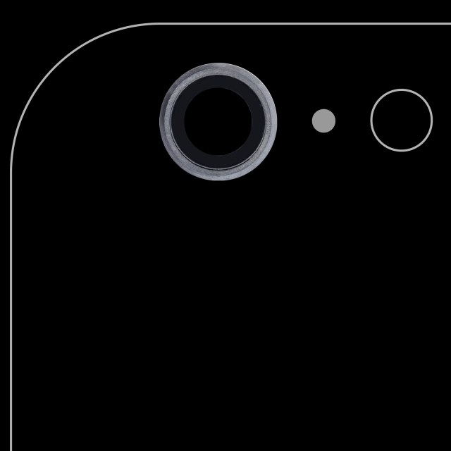 Lente fotocamera posteriore per iPhone 6 Plus / 6S Plus (Grigio siderale) (10 pezzi) (Real Sapphire l Premium)